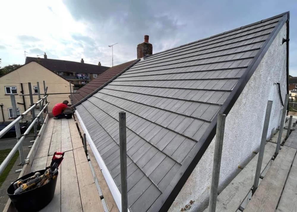 Chimney rebuild by Wigan Roof Repairs